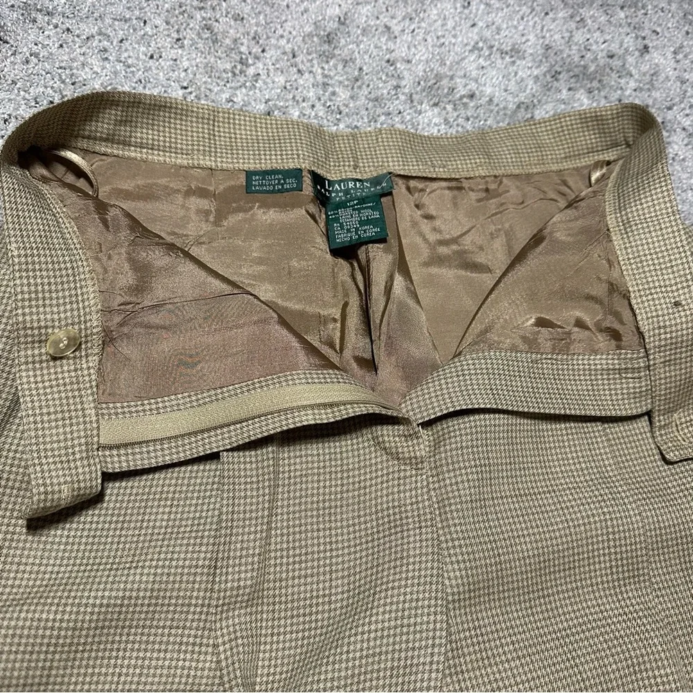 Lauren Ralph Lauren Tan and Gray Trousers - Picture 6 of 16
